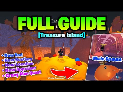 FULL GUIDE to Treasure Island Update in Fisch (Whale Spawn)