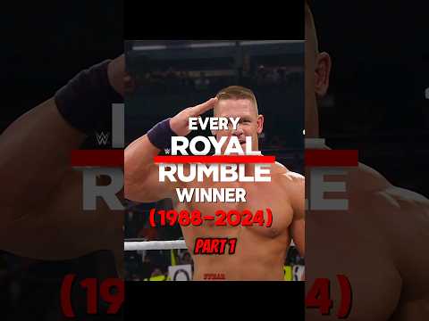 Every WWE ROYAL RUMBLE Winner (1988-2024) PART 1 #shorts