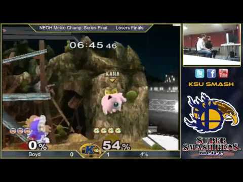 NEOH Melee CS Final - Loser's Finals - Boyd (P1) vs 4% (P3)