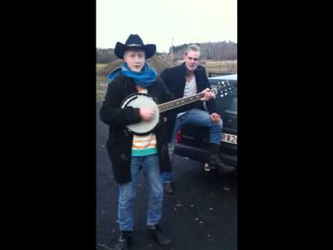 Kiwi spelar "banjo"