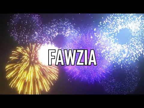 JOYEUX ANNIVERSAIRE FAWZIA !