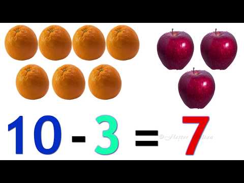 Scăderea numerelor naturale până la 10