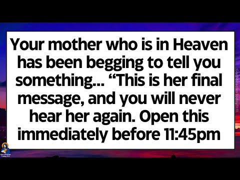 🧾YOUR MOTHER WHO IS IN HEAVEN HAS BEEN BEGGING TO TELL YOU SOMETHING URGENT.. ITS HER LAST MESSAGE..