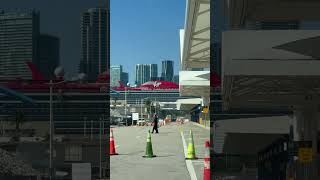 Cruise Ship Traffic Jam in Port Miami | Departures #viralvideo #cruise #travel