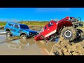 OFF ROAD Mud Racing RC Cars Trail 4x4 Truck Car Rescue