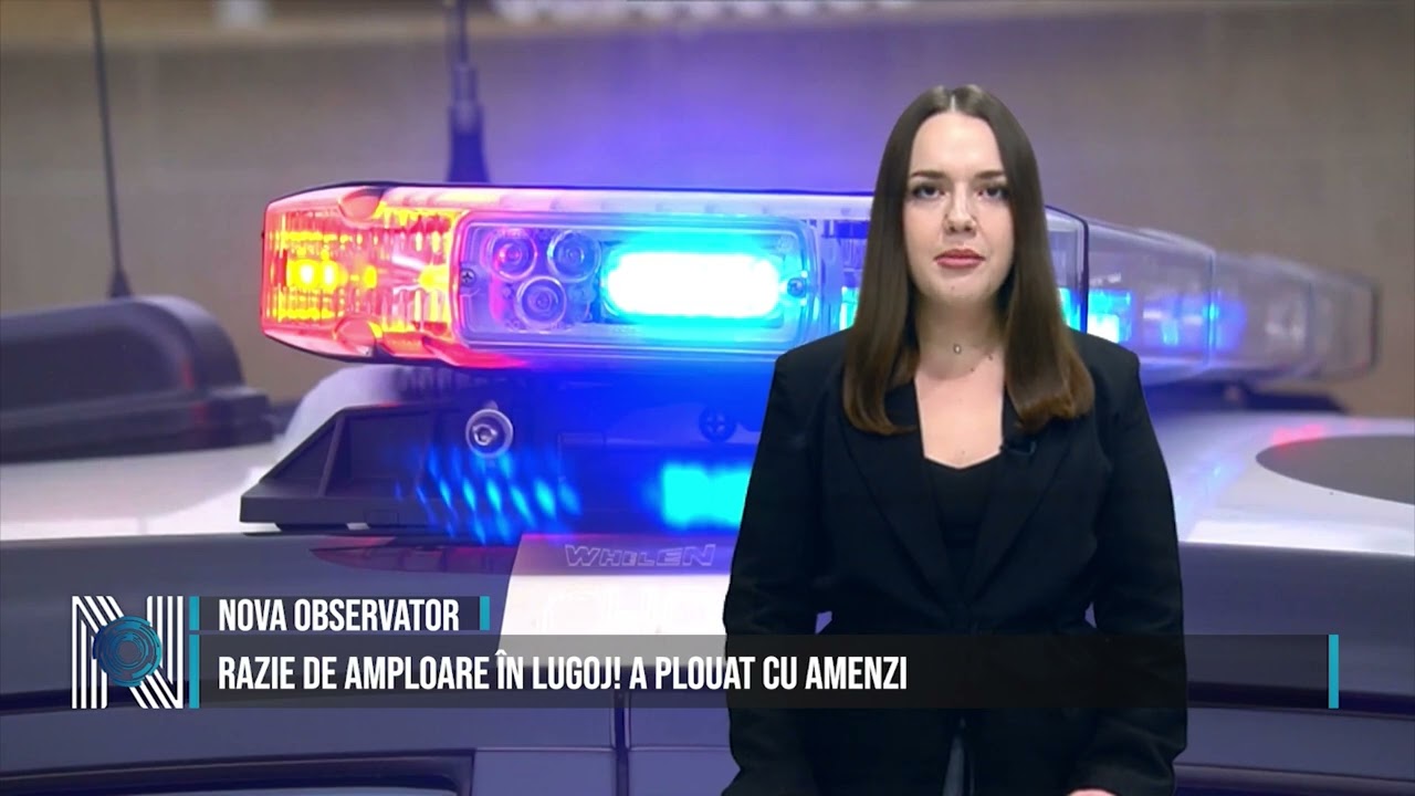 RAZIE DE AMPLOARE ÎN LUGOJ! A PLOUAT CU AMENZI