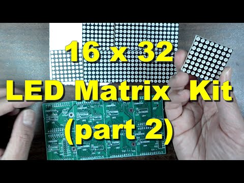 HariFun#112 - 16x32 LED Matrix Kit (part 2)