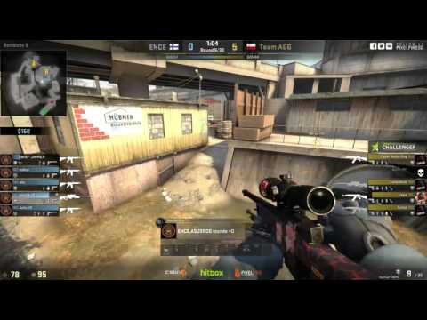 ENCE vs AGG Kartta 1 de overpass p3sta Hitbox Challenger Cup 22 03 2016