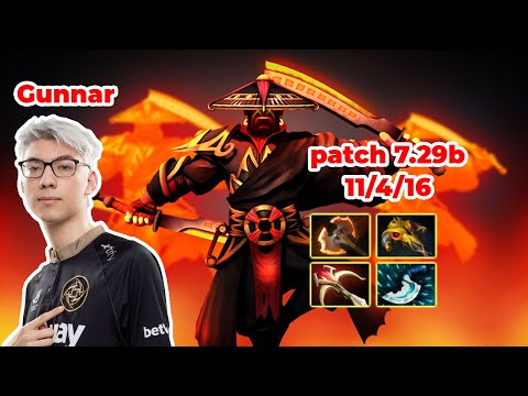 Gunnar Ember Spirit Carry - DOTA 2 7.29b - MMR rank - Dota2 Gameplay [Learn To PRO dota2]