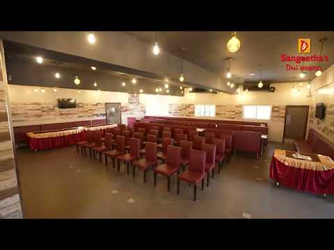 Party hall of Sangeetha's Desi Mane Virugambakkam
