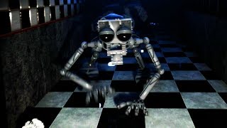 THE ANIMATRONIC ENDOSKELETON COMES TO LIFE AND CHASES ME! || Five Nights at Freddys Remastered