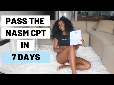 How to pass the NASM CPT in 7 DAYS!! | Personal Trainer Certification | Rosemarie Miller