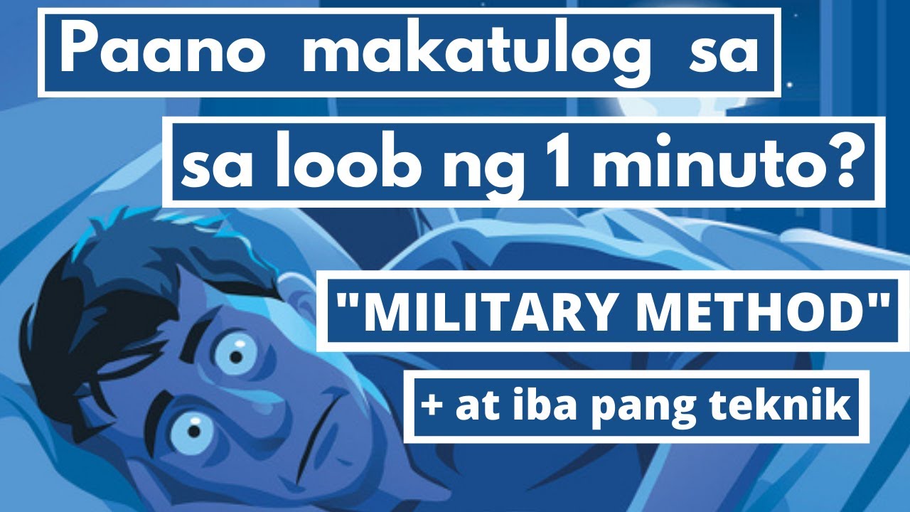 💤 Paano makatulog AGAD | mabilis na paraan para MAKATULOG ng MABILIS at ANTUKIN agad | Insomnia