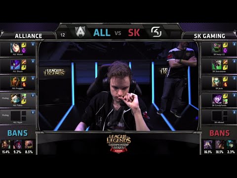 Alliance vs SK Gaming | Game 3 Semi Finals EU LCS Summer 2014 Playoffs ALL vs SK S4 Worlds Regionals