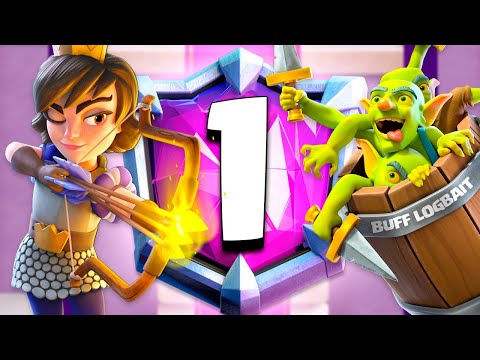 ULTIMATE CHAMPION with #1 BEST LOGBAIT DECK - Clash Royale
