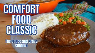 Classic Salisbury Steak with Brown Gravy | Easy Comfort Food Dinner