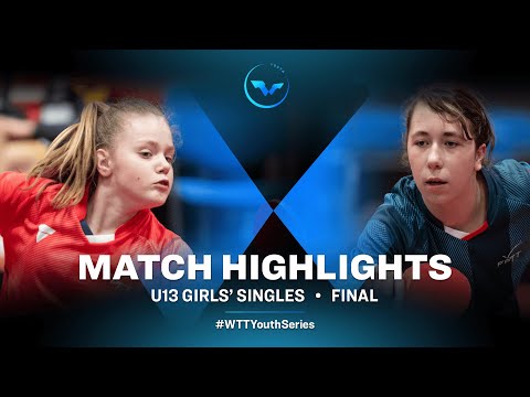 Leana Hochart vs Gaetane Bled | WTT Youth Contender Havirov | U13 GS Finals