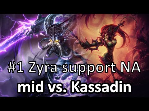 [Zyra mid vs. Kassadin] Farm early, carry late, drink the salty tears