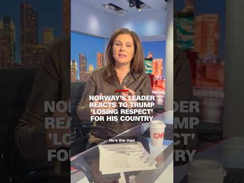 Norway's leader reacts to Trump 'losing respect' for his country