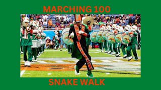 FAMU BAND MARCHING 100 SNAKE WALK