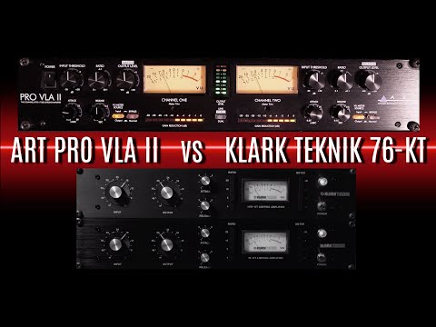 ART Pro VLA II vs Klark Teknik 76-KT