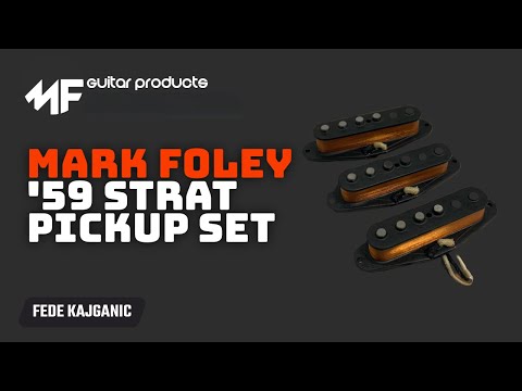 Mark Foley 59 Strat Pickup Set for Stratocaster - Demo