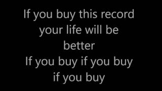 If You Buy This Record Your Life Would Be Better lyrics   The Tamperer feat  Maya