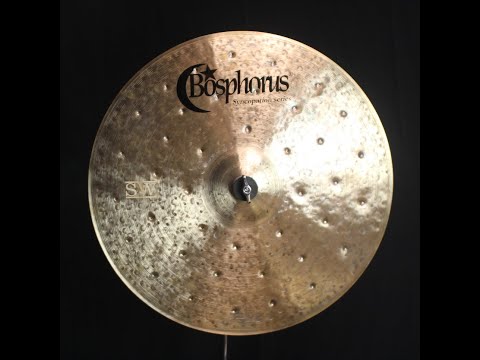 Bosphorus 19" Syncopation SW Crash - 1571g (video demo) image 6