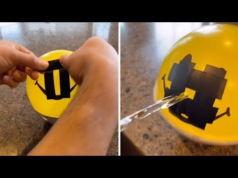 Man Creates Laminar Flow From Balloon