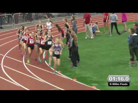 MITS 2017 Girls 800m Run Final Heat 2