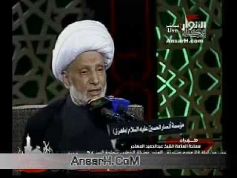⁣الشيخ عبد الحميد المهاجر ليلة 25 محرم 1435 هـ طهران شهادة الامام السجاد (ع)