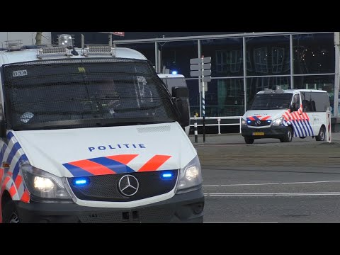 Mobiele Eenheid en Politie met spoed in Rotterdam