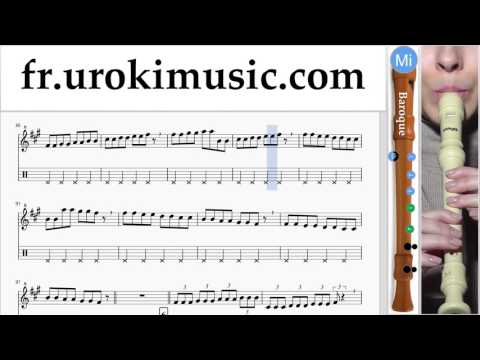 Cours de Flute à bec B. Major Lazer, Justin Bieber - Cold Water Partie#1 Partitions Mélodie