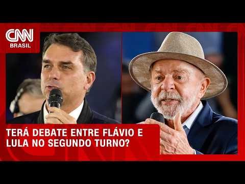 Flávio e Lula dizem que estão prontos para debate | CNN PRIME TIME
