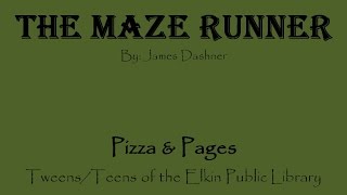preview picture of video 'Maze Runner - Tuesday Group - Elkin Public Library Pizza & Pages Review'