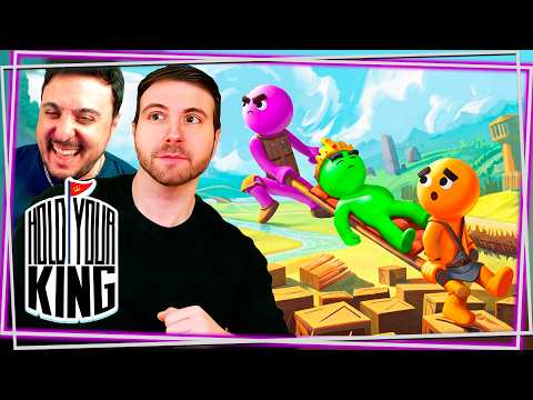 FARGAN Y YO TENEMOS QUE SALVAR AL REY… Y SALE FATAL 😂 | Hold Your King