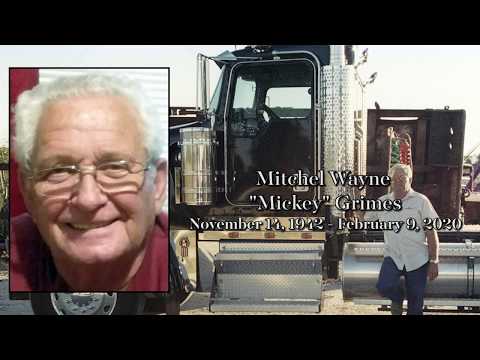 Mitchel Wayne "Mickey" Grimes Keepsake Video