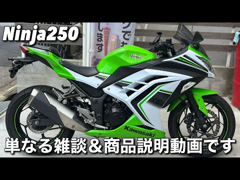 【ニンジャ250】をヤフオクに出品するので紹介します