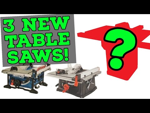 3 New Table Saws from Harbor Freight! (Hercules, Warrior & Admiral!)