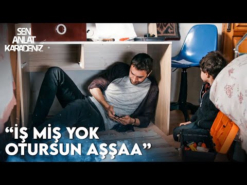 Tahir, Nefes'in çalışacağını duyarsa😁  - Sen Anlat Karadeniz