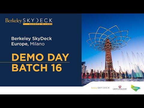 Demo Day | Berkeley SkyDeck Europe, Milano | Batch 16 - YouTube