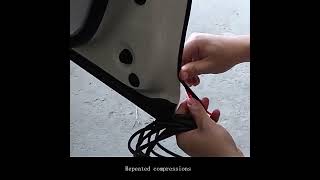 Ochranná lišta na hrany dverí auta - karbón (5 m)