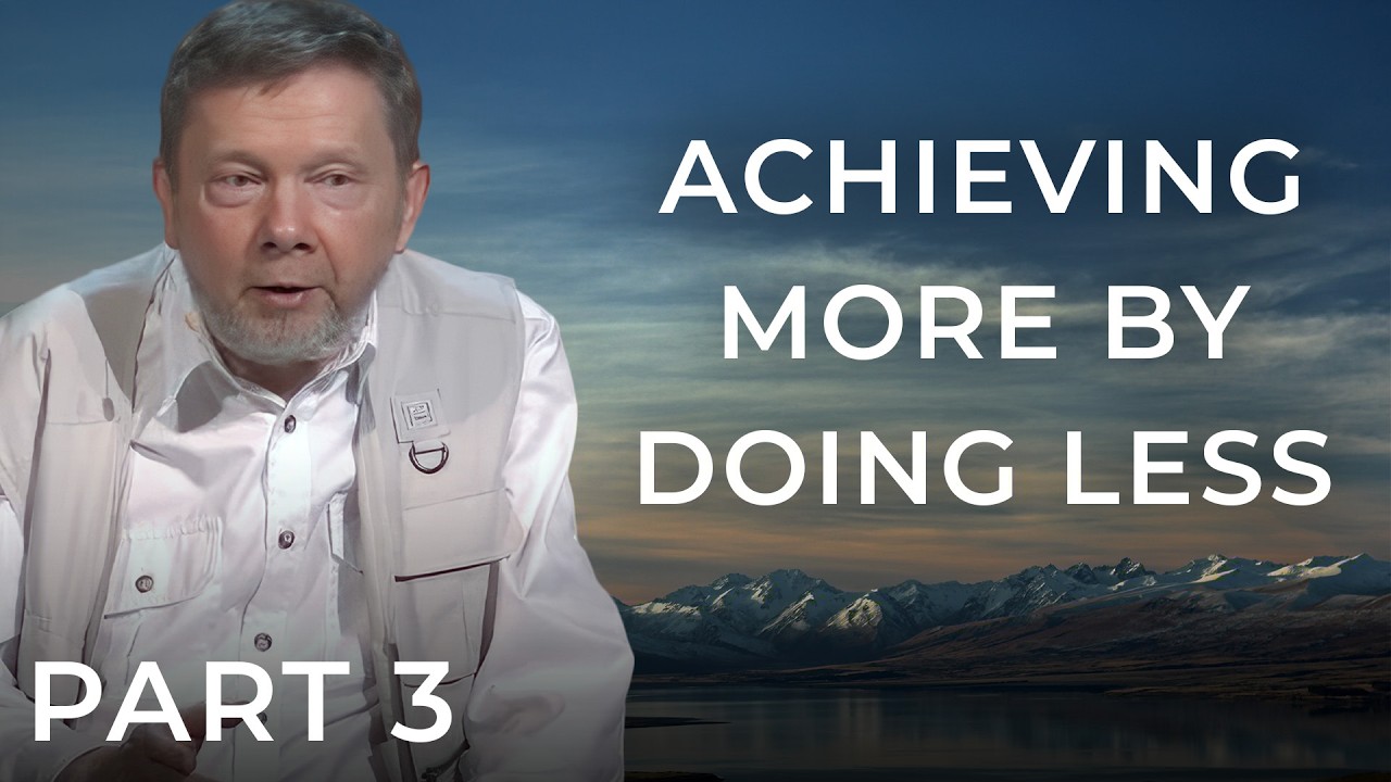 How to Enjoy Life While Chasing Your Goals | Eckhart Tolle