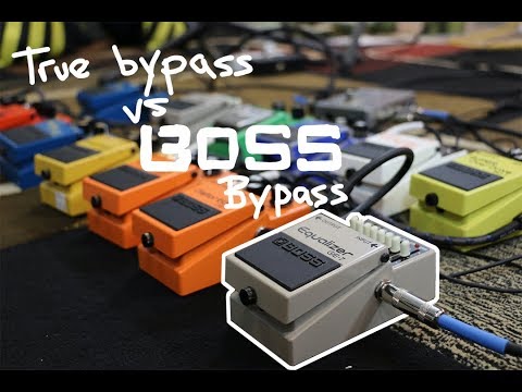 Non-True Bypass switching: Is it really THAT bad? A look at boss/ibanez style switching