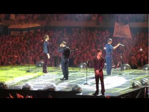 Take That Düsseldorf 25.07.11 Progress Tour - Speech to fans & German National Anthem