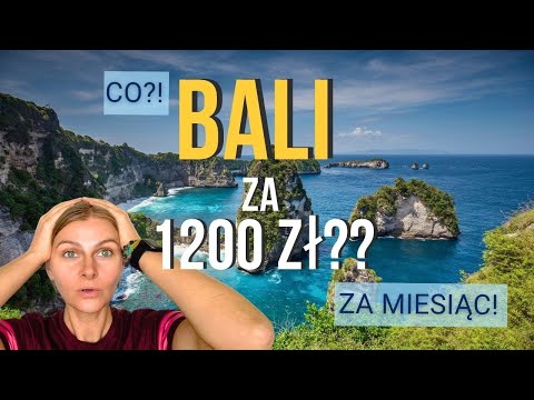 MIESIĄC na BALI 🇮🇩 za 1200zł? Czy to możliwe?