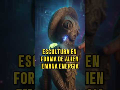 ESCULTURA EN FORMA DE ALIEN EMANA ENERGIA