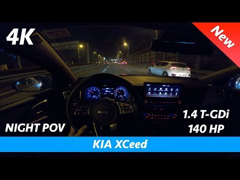 Kia XCeed 2020 - Night POV test drive and FULL review in 4K