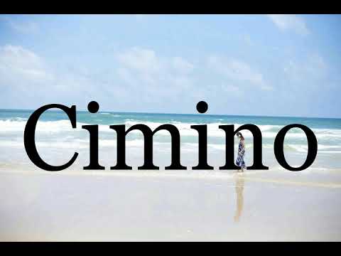 How To Pronounce Cimino🌈🌈🌈🌈🌈🌈Pronunciation Of Cimino