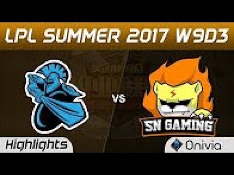 NB vs SNG Highlights Game 2 LPL SUMMER 2017 NewBee vs Suning Gaming by Onivia
